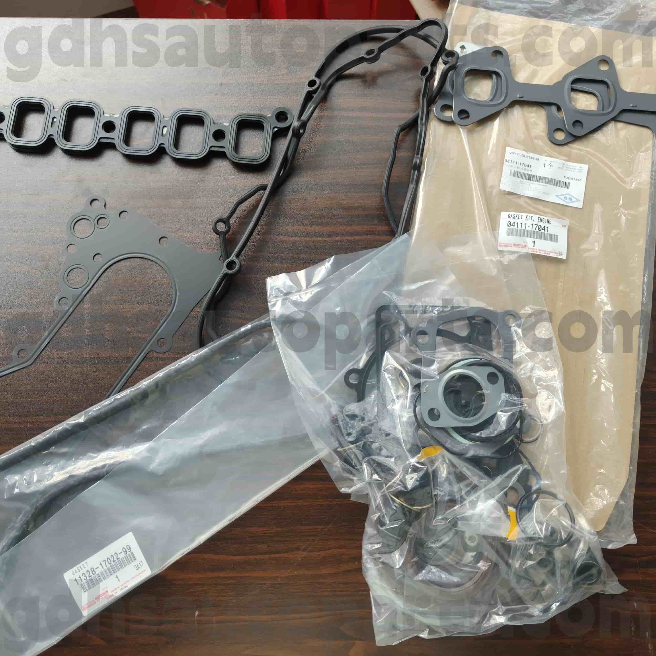 04111-17041トヨタ本物の部品エンジンオーバーホールキットランドクルーザー、コースター、ランドクルーザーバン