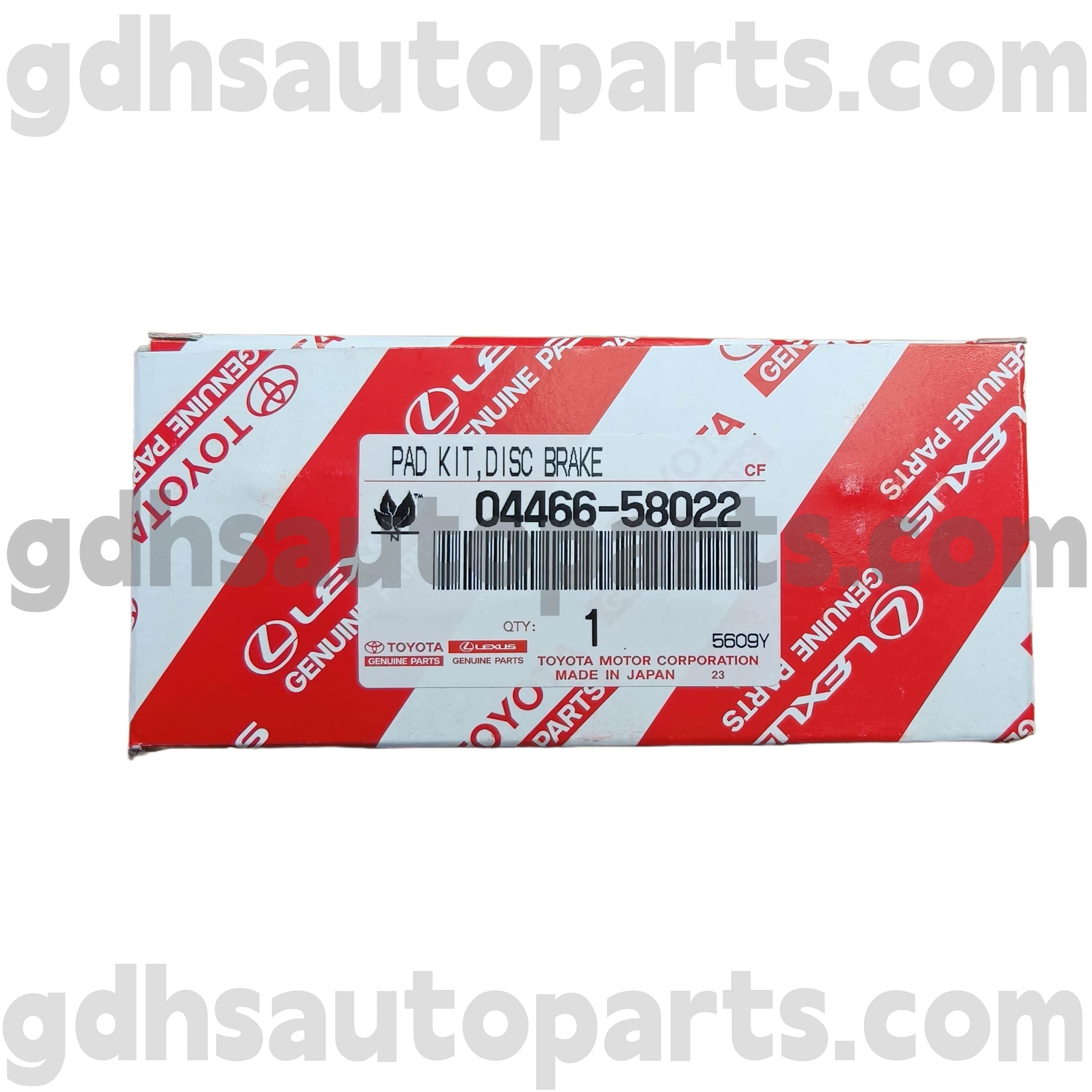 04466-58022トヨタ本物の部品アルファード/vellfire/hvシャーシのためのリアブレーキパッドGGH30