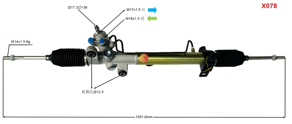 44200-12760 自動車用ステアリングギア
