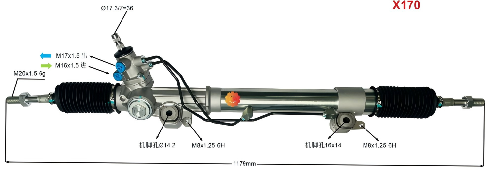 44250-60090 自動車用ステアリングギア