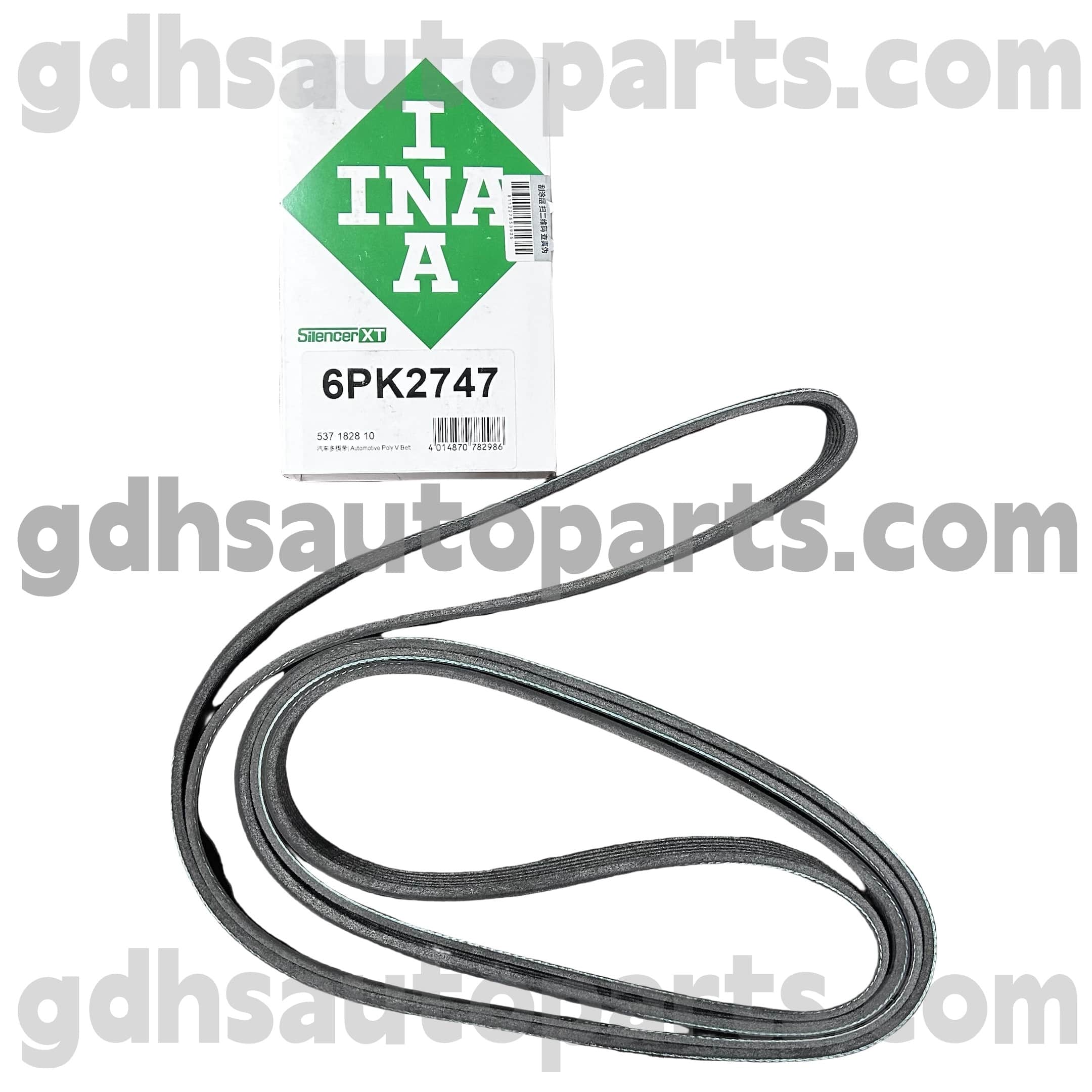 5371828100 Schaeffler ina drive belt for Jaguar XJ、Jaguar XF、S-Type OE No。 C2C28085