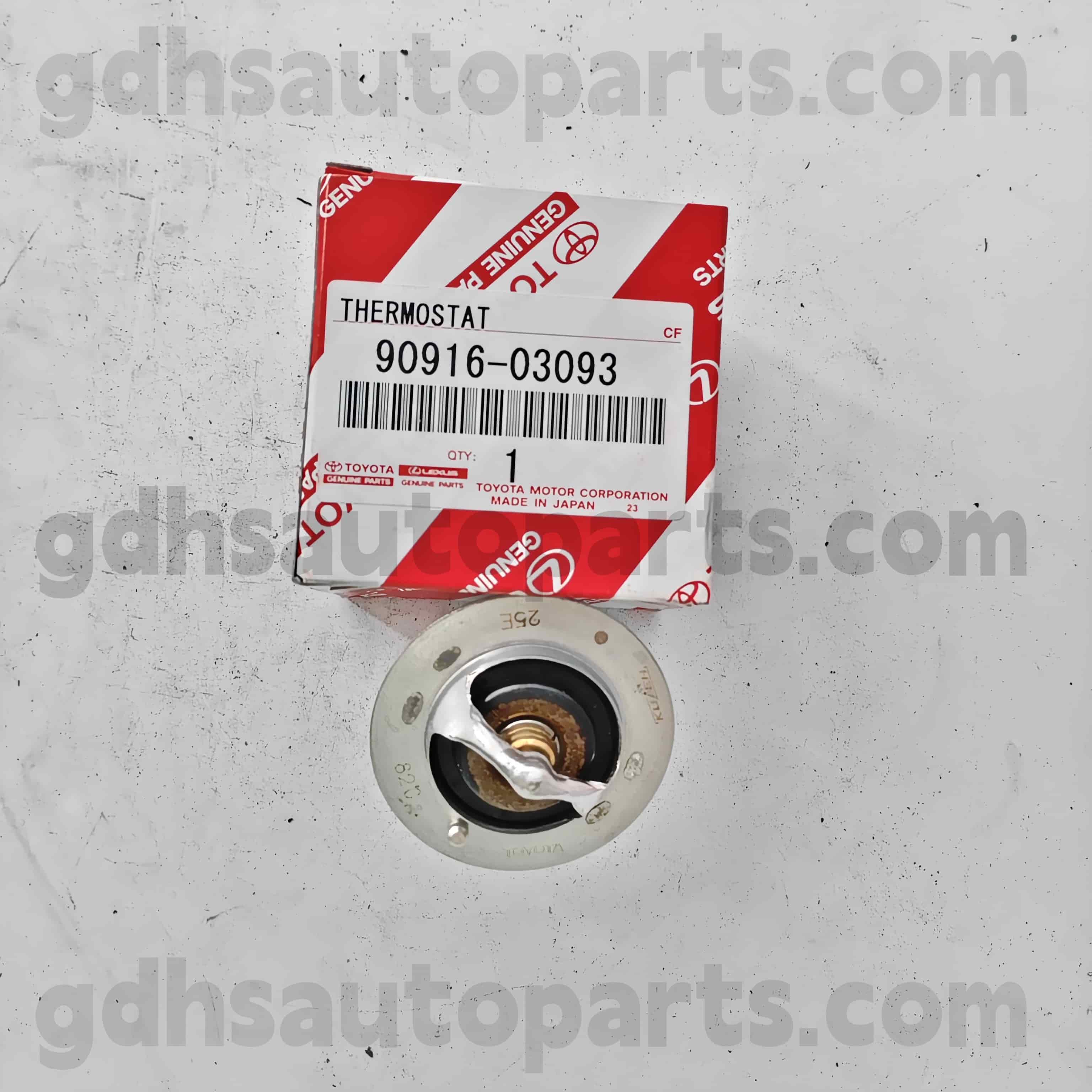 90916-03093トヨタ本物の部品タコマ用サーモスタット、HILUX 1jzgte、1jzge..jzx11＃