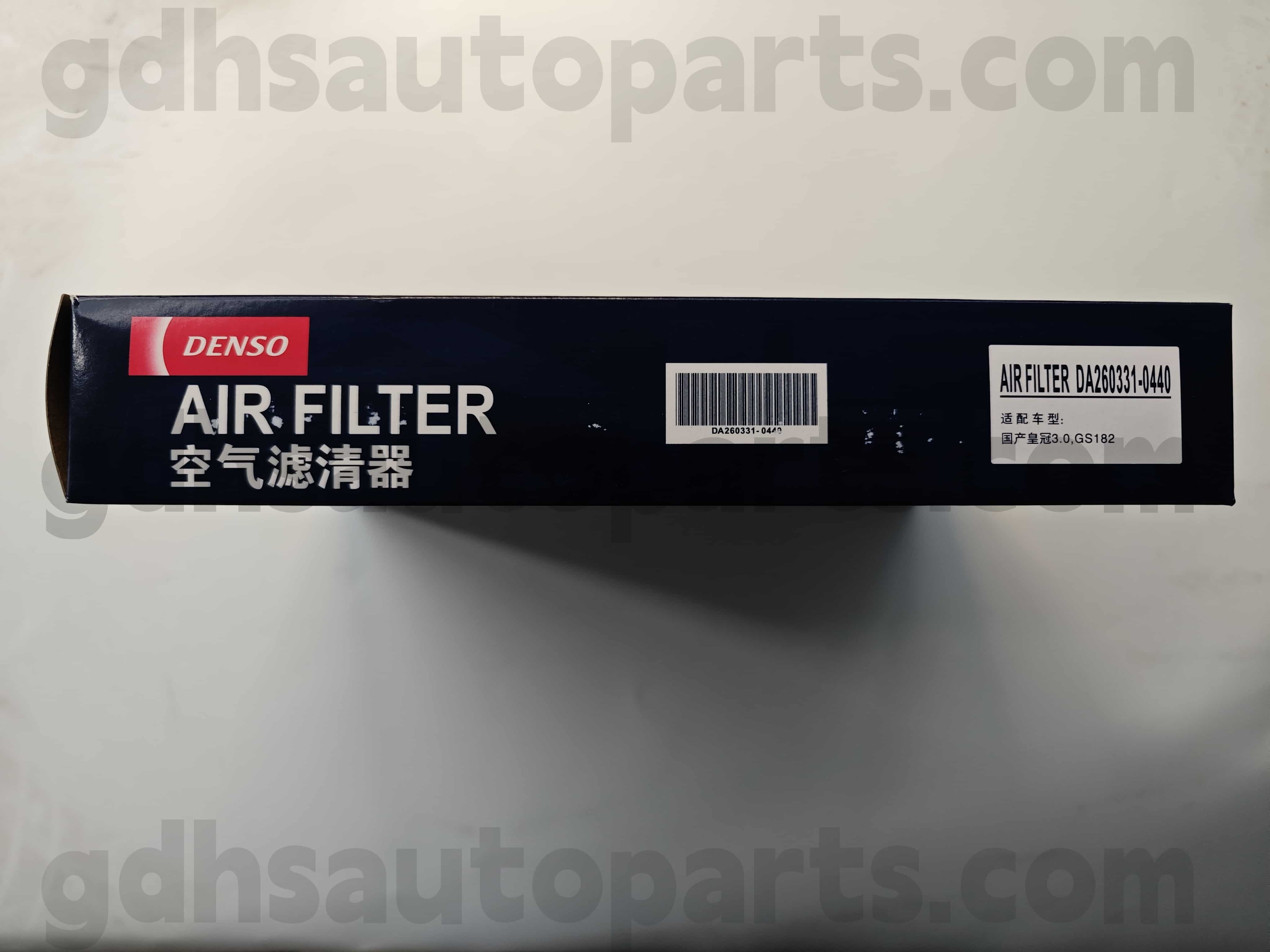 DA260331-0440トヨタクラウンシャーシのための本物の部品エアフィルター3grfe、5grfe..grs18＃oe no。 17801-0P020