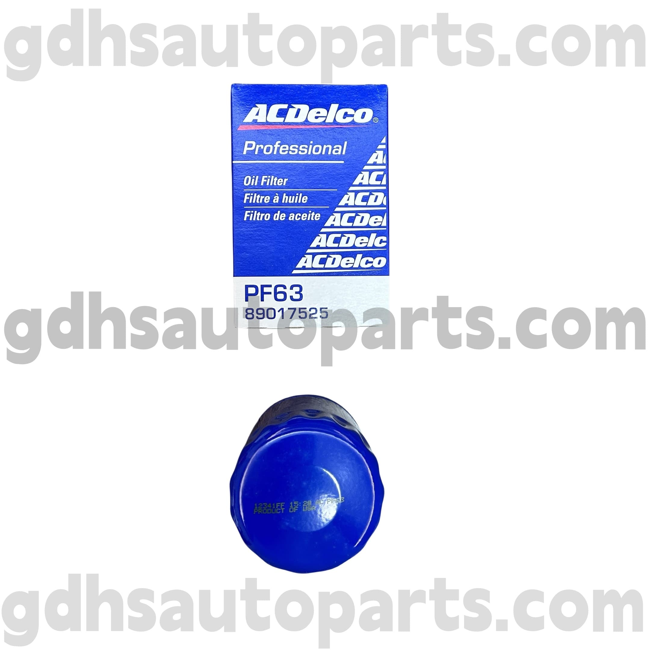 PF63 Athecenco Oil Filter Assembly You No。 8901752